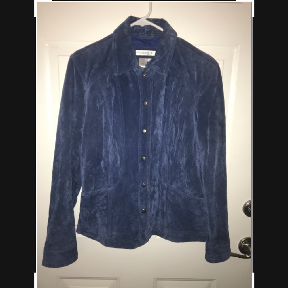 Blue Suede Jacket